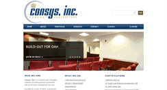 Desktop Screenshot of consys-inc.net